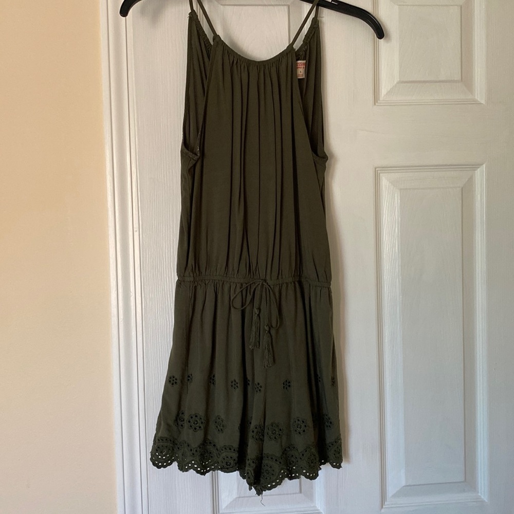 green romper
